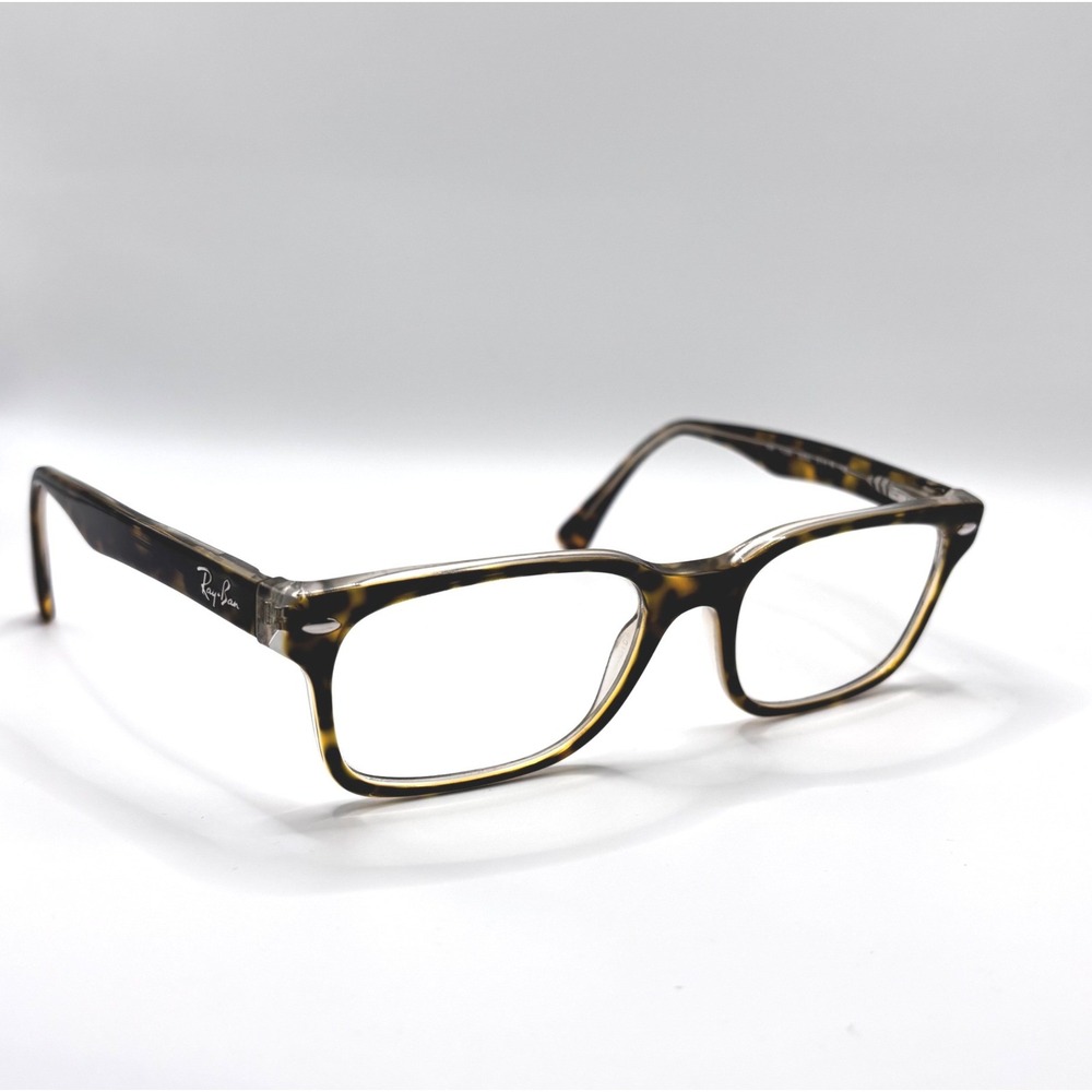 Ray-Ban 5286 5082 Havana Tortoise Shell Rectangular Eyeglasses Frames 51-18-135